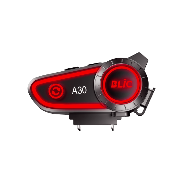 BLIC A30 Motosiklet Bluetooth Kask Kulaklığı – Kablosuz, Gürültü Engelleme, LED Tasarım