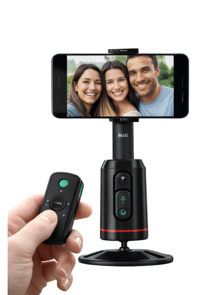 BLT-44 BLIC Free Rotating Selfie Tripod – 360° Döner Başlıklı Bluetooth Kumandalı Telefon Tripodu