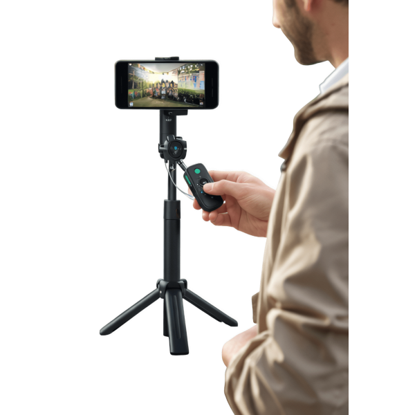 BLT-44 BLIC Free Rotating Selfie Tripod – 360° Döner Başlıklı Bluetooth Kumandalı Telefon Tripodu
