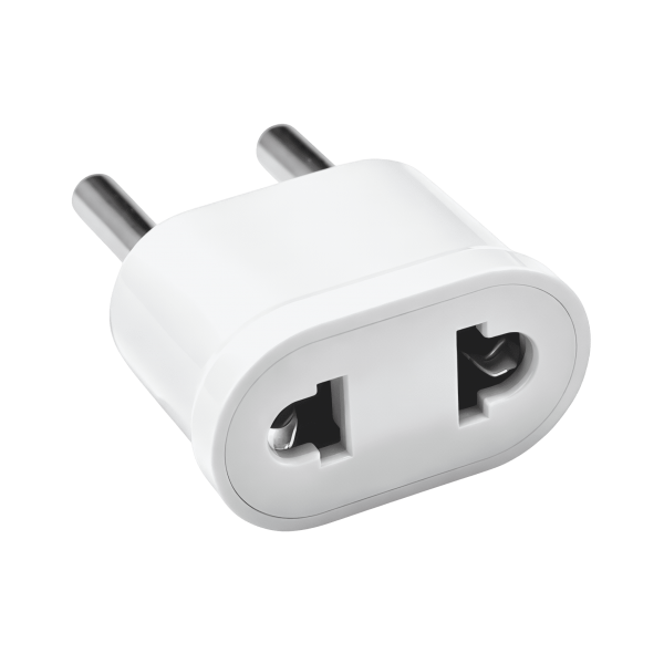 F-19  Avrupa 2 Pin → Amerika (US) Priz Dönüştürücü Adaptör