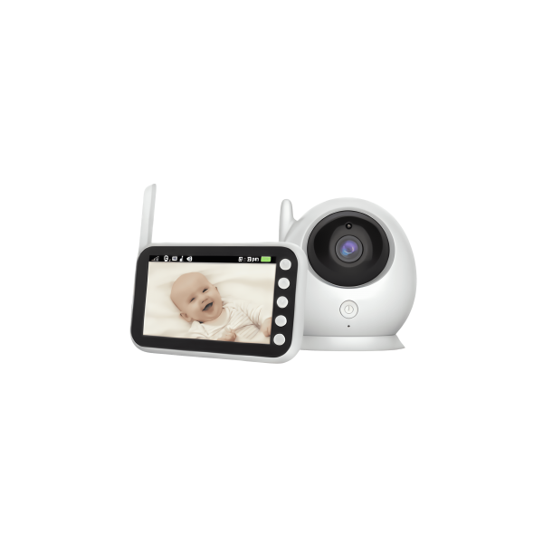 Blic BLM-34 4.3” Ekranlı Kablosuz IP Bebek Kamerası – Gece Görüş, İki Yönlü Ses, Ninni, Sıcaklık Takibi