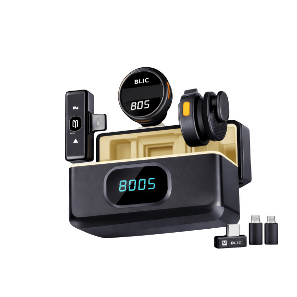 BWC-02 USB-C Portlu 2.4G Kablosuz Yaka Mikrofonu