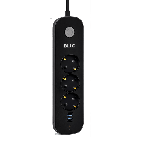 FTR-01  SLK Strip Power Akım Korumalı Priz – 4000W 16A Max