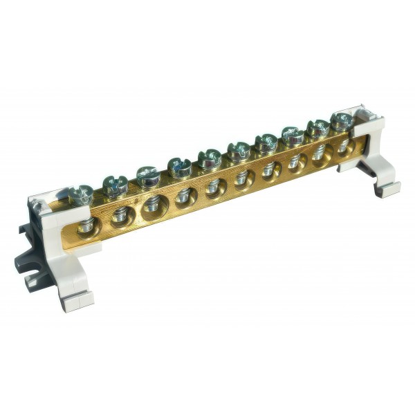 O.0250 - 125 A 1.KUTUPLU 2+5 DELİKLİ DAĞITIM ÜNİTESİ KAPAKSIZ