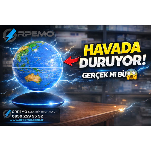 HAVADA DURAN DÜNYA KÜRESİ MANYETİK LEVİTASYON TEKNOLOJİSİ
