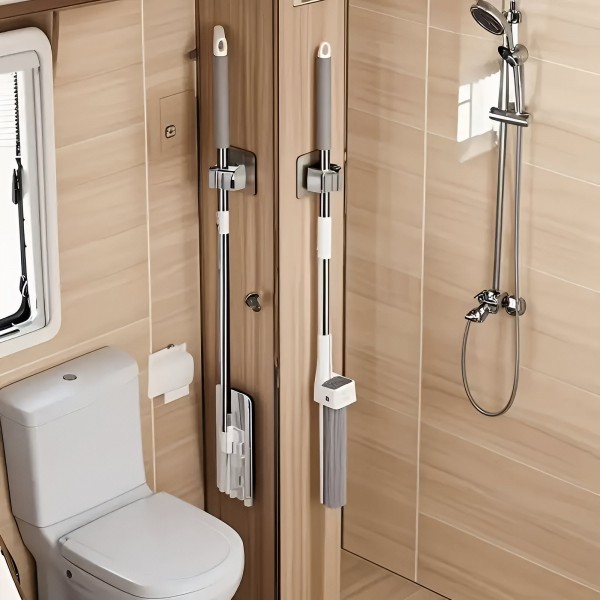 DUVARI DELMEDEN MOP & SÜPÜRGE SABİTLEYİCİ – AKILLI SAKLAMA ÇÖZÜMÜ